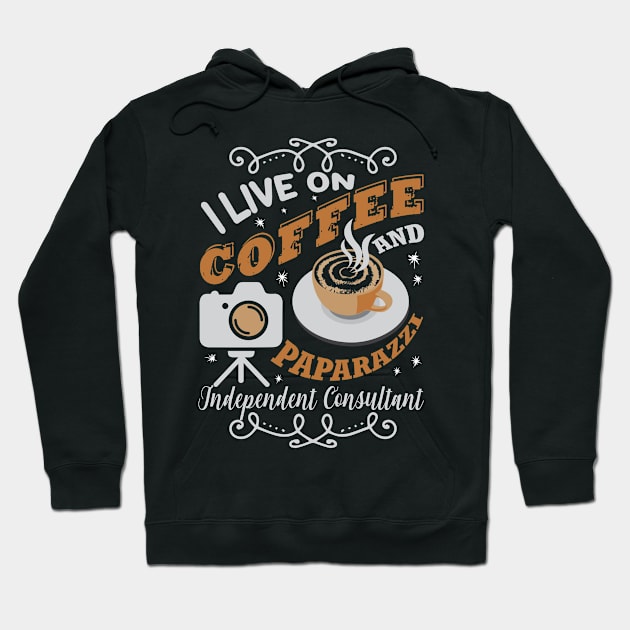 Quote Coffee photography Hoodie by Saldi